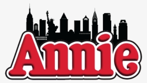 Annie Etc Logo Black White Red Letters - Annie Musical #3432527