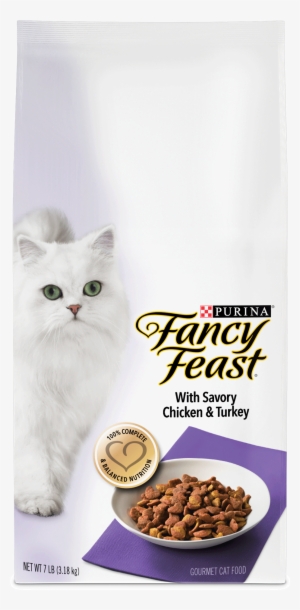 Purina Fancy Feast Savory Chicken & Turkey Dry Cat - Fancy Feast Dry Cat Food #3432948