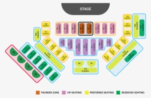Thunder From Down Under Seating Chart - Mgm Grand #3432950