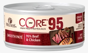 Wellness Core 95% Beef & Chicken Wet Cat Food - Wellness Core 95 Cat Food #3433170