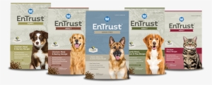 Lineup Of Bags For Entrust - Blue Seal Entrust Puppy Chicken Meal & Barley #3433482