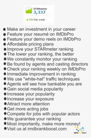 Get In Top Imdb Starmeter Rank - Dance #3433560