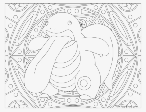 #108 Lickitung Pokemon Coloring Page - Printable Adult Coloring Pages Pokemon #3434906