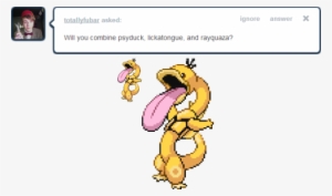 Pokemon Lickitung Psyduck Rayquaza Totallyfubar Lickiduck - Psyduck #3435040