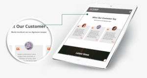 Featured Theme Testimonial Section Comes With Image, - Mobile Phone #3435564