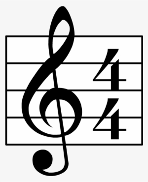 Clefs And Time Signatures - Treble Clef #3435717