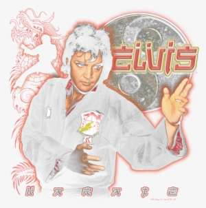 Elvis Presley Karate Men's Ringer T-shirt - Karate #3435809