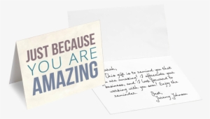 Thank You Card Example - Customer Appreciation Cards #3435833