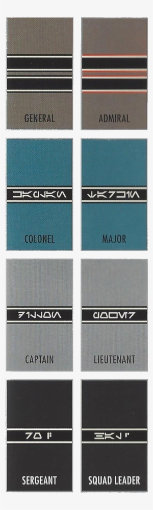 First Order Rank Insignia - Star Wars First Order Officer Ranks #3436741