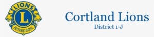 Cortland Lions Club - Lions Club New Logo #3437485