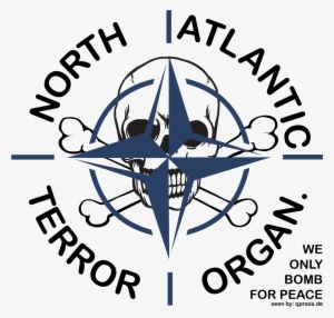 Nato Logo Skull Background - North Atlantic Treaty Organization (nato) #3438048