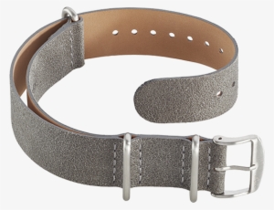 Leather Nato Strap Grey 20 Mm - Strap #3438075