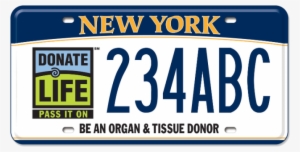 New York Army License Plate #3438397