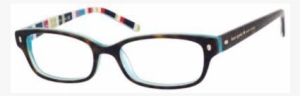 Kate Spade Lucyann - Kate Spade Black And Pink Glasses #3439594