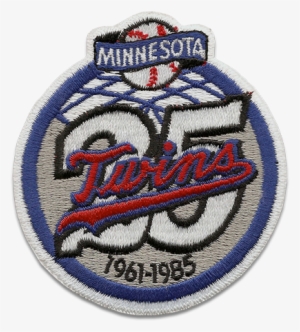 Minnesota Twins - Sports Logo - Patch - Patches - Collect - Minnesota Twins 25th Anniversary Patch #3440202