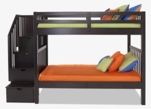 Keystone Stairway Twin Bunk Bed - Stairway Bunk Bed #3441306