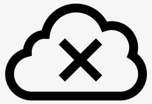 Nube Cruz Icon - Nube Triste #3442230