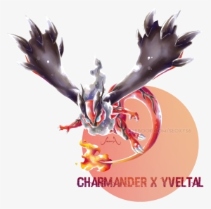 Charmander X Yveltal A Fusion Remake Of A Sprite A #3442298