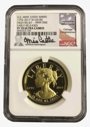 2017 High Relief $100 Gold #3442730