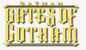 Batman Gates Of Gotham Logo - Illustration #3442860