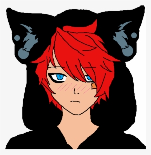 Blushing Catboy - Aphmau And Aaron Anime #3443103