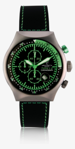 Avio Milano Watch - Avio Milano Avi 45 Mm Tp Green Mens Black Dial Watch #3443449