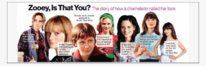 Glamour Magazine Traces The Evolution Of Deschanel's - Magazine #3445074