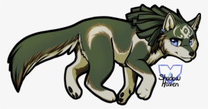 Wolf Link Chibi Speedpainting By Shadowhaven0-d5b425e - Link Loup Chibi #3445209