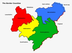 Scottish Borders Counties - Scottish Borders Map #3445257