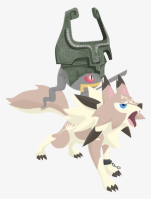 Banette And Lycanroc As Midna And Wolf Link - Link Wolf Pokemon #3445446