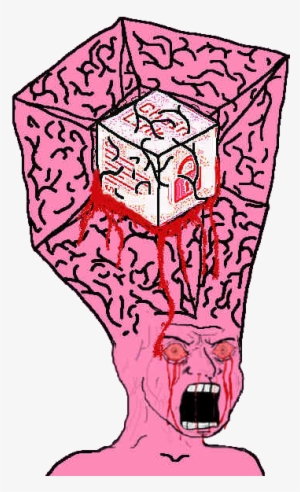 Haha Yes Get Rekt Deluded Linkos - Pink Wojak Biz #3445537