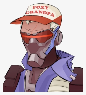 View Samegoogleiqdbsaucenao 1469669501145 , - Overwatch Soldier 76 Foxy Grandpa #3445896