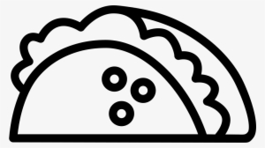 Mexican Taco Comments - Silueta De Un Taco #3445953