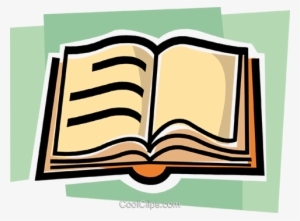 Libro Abierto Libres De Derechos Ilustraciones De Vectores - Livro Clipart Png #3446959