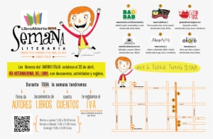 Imagen Semana Literaria "libro Abierto" De Barrio Italia - Cartoon #3447052