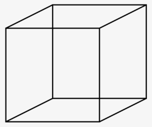 Drawn Optical Illusion Cubic - Cube Png #3447907