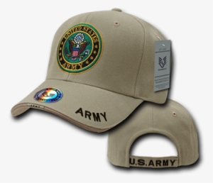 S001 - Military Cap - U - S - Army Seal - Khaki - Military Caps #3448278