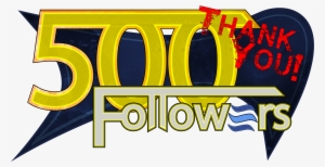 500 Followers - Thank You 500 Followers Png #3448441