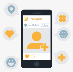 Business Accounts - Instagram Followers Phone Png #3448826