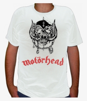 Camiseta Motörhead - Logo Javali - Motorhead Cd Lgo Flat War Pig Official White Shirt #3449605