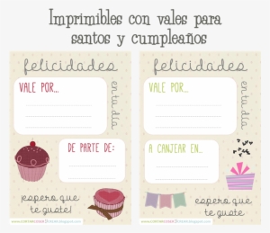 Stunning Imprimibles Vales Cumpleaos With Para Regalar - Vales De Regalo De Cumpleaños #3449675