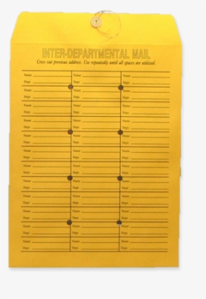 Recycled Kraft String-tie & Button Interoffice Envelopes - Interoffice Envelopes #3450118