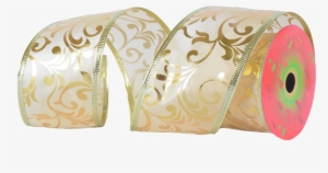 Cinta Estampada Poinsettia Dorada - Toilet Paper #3450319