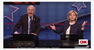 Larry David As Bernie Sanders And Kate Mckinnon As - Democratic Debate Snl #3451144