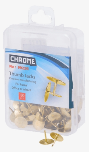 Chrome - Chrome 9922 - Thumb Tacks (set Of 10 Boxes) #3451734