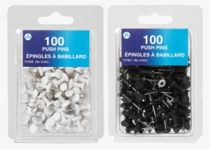 Westcott® Push Pins Black 100/box - Acme United Plastic Head Push Pin #3451753
