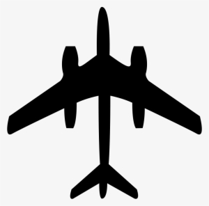 Commercial Airplane Bottom View - Icon #3451992