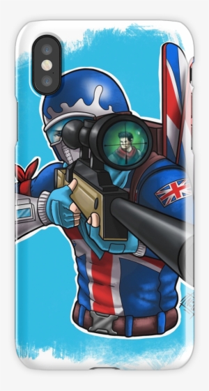Fortnite Gbr Sniping Iphone X Snap Case - Roi De La Rouille Fortnite #3452368