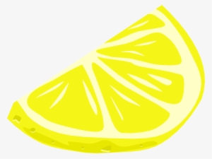 Drawing Of A Slice Of Juicy Lemon - Lemon Wedge Cartoon #3452472