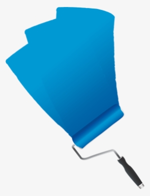 Source - - Paint Roller Blue Png #3452605